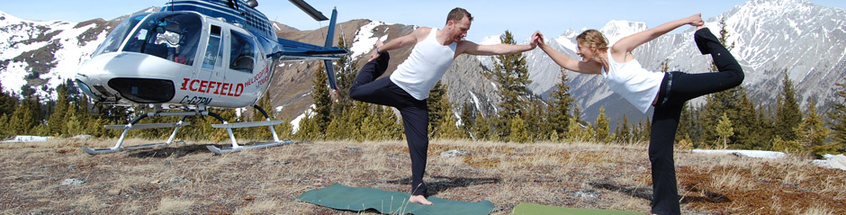 HELIYOGA Limitless  Las Vegas Helicopter Yoga charter Experience