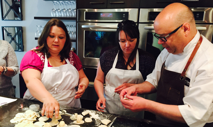 Brad Smoliak shows us how to make perogies