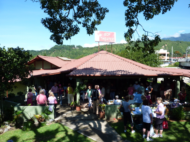 Snowbirds gather for the weekly market in the quiet mountain town of Boquete, Panama